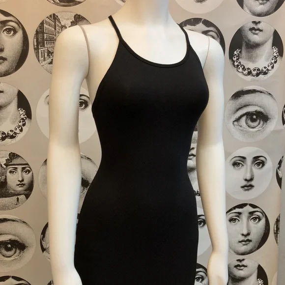 Elegant & Soft Long Maxi Dress w/ Adjustable Straps & Derrière Ruching, Sz S - Picture 8 of 14